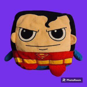 Superman Cube Plush Toy Six Flags Theme Park Pillow